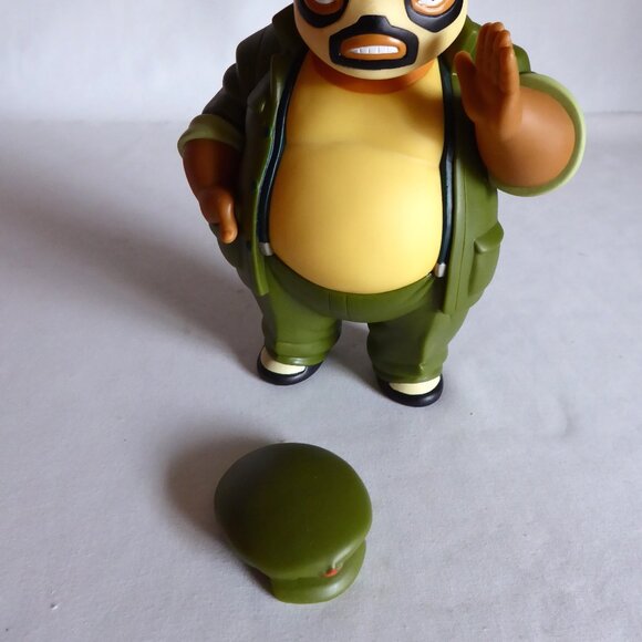 2006 MUTTPOP LUCHA LIBRE EL PANDA & GOBI DESIGNER VINYL FIGURES (PRE-OWNED) - Picture 7 of 8